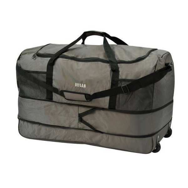 Сгъваем сак - куфар с колелца Mercado Trade, 102л., Зелен