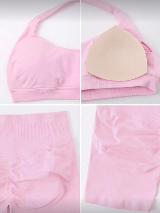 Дамски спортен комплект- Сет от бюстие и клин за спорт/ фитнес, S