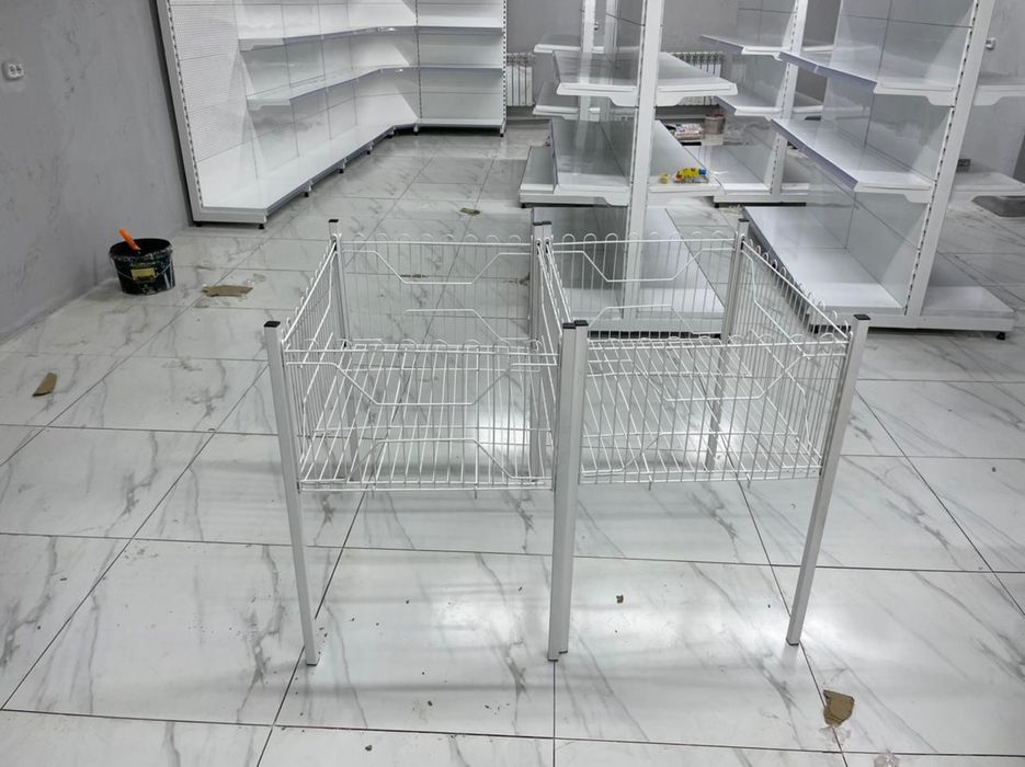 Стеллаж эконом панель кассовые боксы