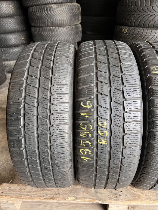 4 anvelope iarna 195/55/16 , Continental /Bridgestone , RunFlat !