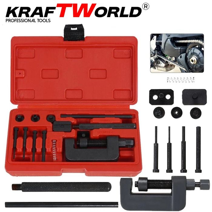 Професионален комплекр за занитване и разглобяване на мото и анг