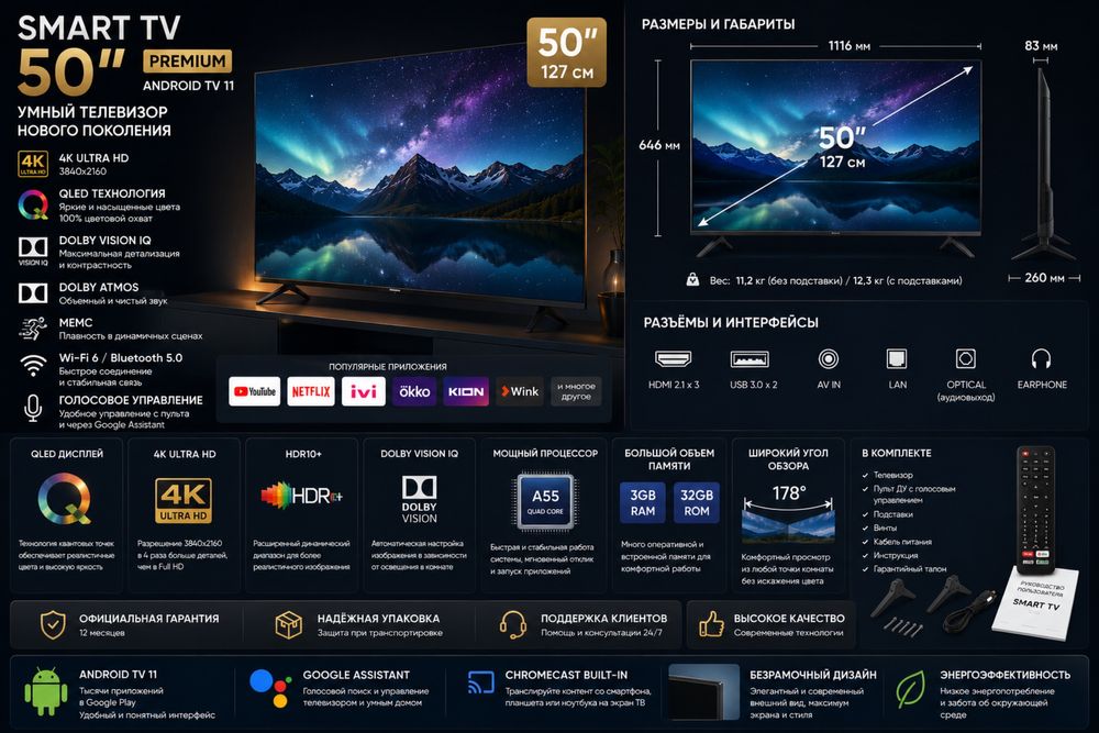 ТелевизорSmartTV
