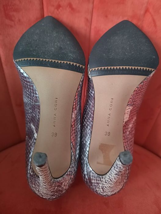 Pantofi eleganți femei/stiletto din piele naturala Anna Cori-mar.39