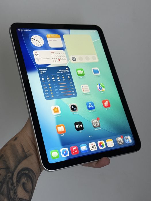 Tableta APPLE iPad 11" (A16), 128GB, Wi-Fi, 2025 Silver Noua Impecabila