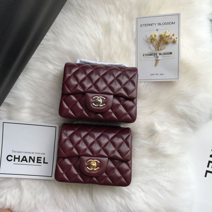 Geanta Chanel Single Flap mini piele naturala pe comanda