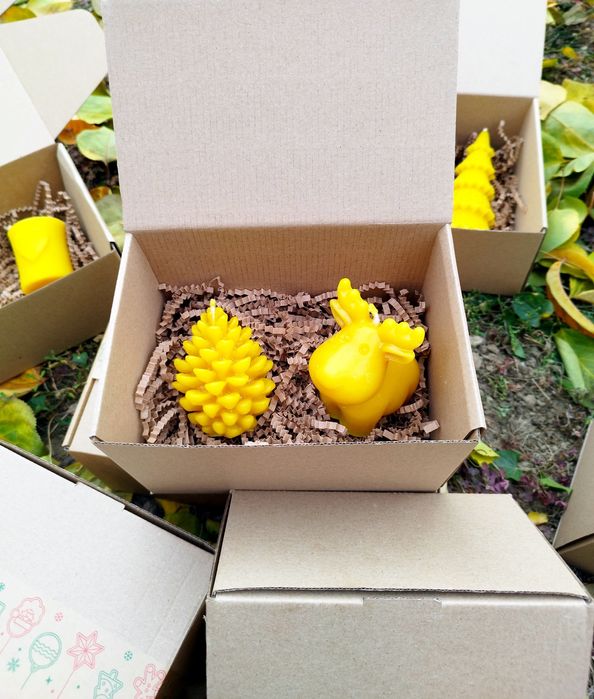 Подаръчни Кутии - Свещи от Пчелен Восък