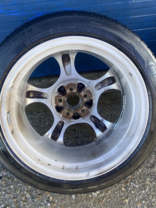 Vand sau schimb jante 5x100 R17 cu caucicuri 215 45 17 de vara