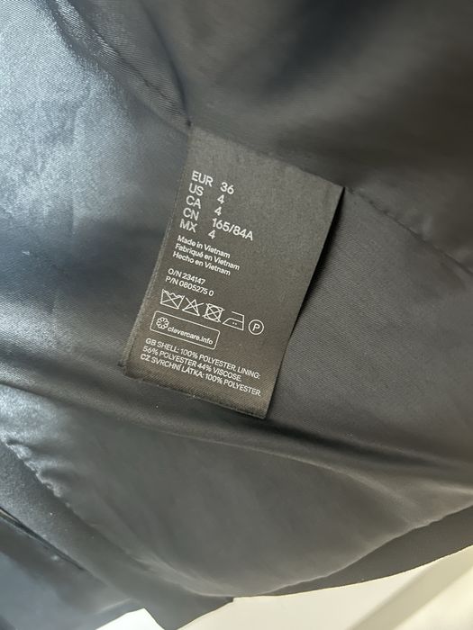 Sacou negru 36(S) H&M
