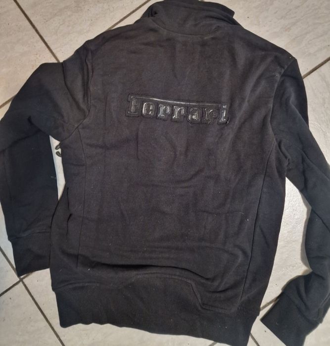 Puma Ferrari мъжко черно  горнище номер м