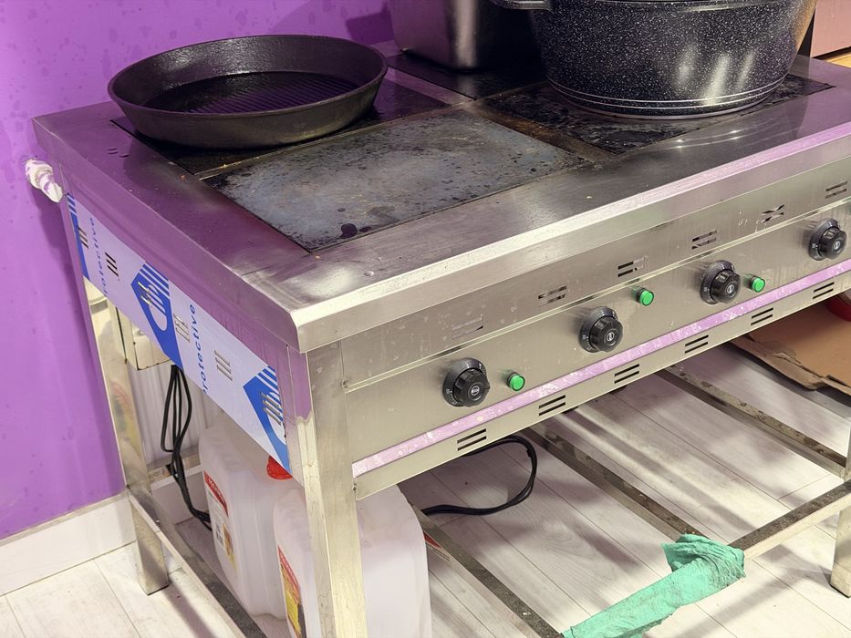 Elektr katta plita duxovka frityur