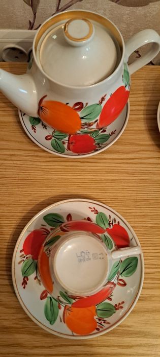 Чайный сервиз,  рижский фарфор, не полный все что  на фото