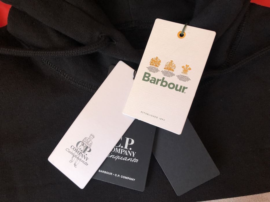 Barbour x C.P. Company Graphic Hoodie ОРИГИНАЛЕН мъжки суичър - М
