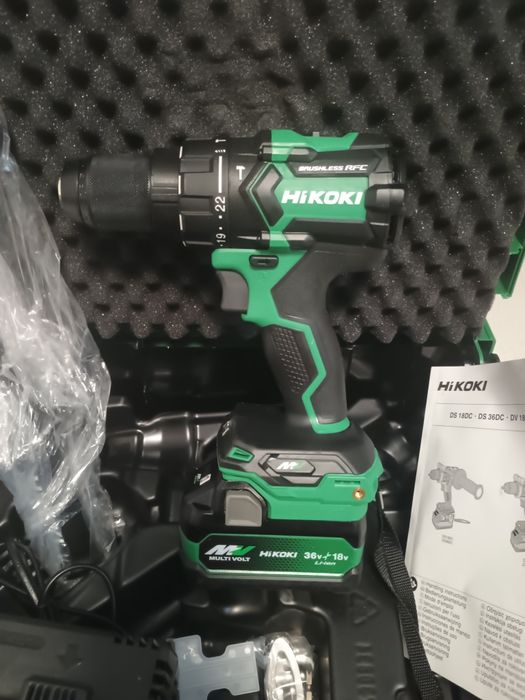 Filetanta hikoki dv36dc. Noua. Cutie , baterie și incarcator multivolt