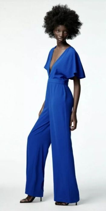 Дамски дълъг гащеризон Zara, размер м