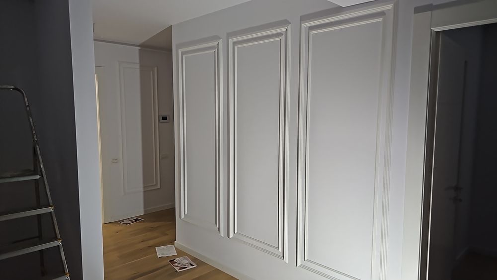 Montaj profile decorative, ancadramente, cornisa, plinta parchet