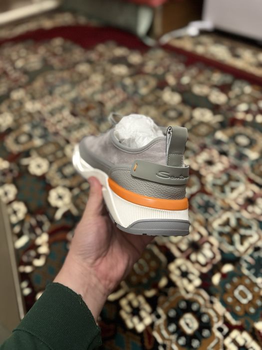 Santoni snekers original 42 light grey