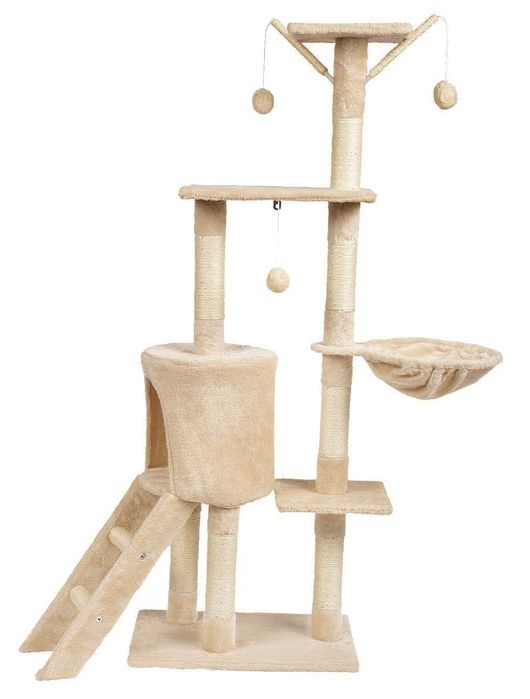 Котешко дърво 136 см – ново, сглобено, неизползвано