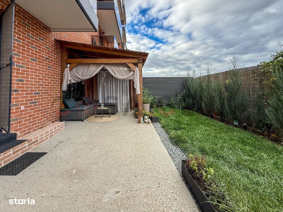 Apartament cu 2 camere si gradina proprie, la cheie, parcare