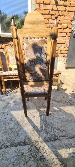 Кухненски столове от орех,ръчна изработка