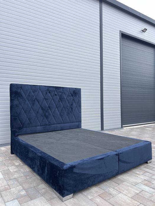 Pat Dormitor Tapitat • Boxspring 1,80 x 2,00 Impecabil Catifea