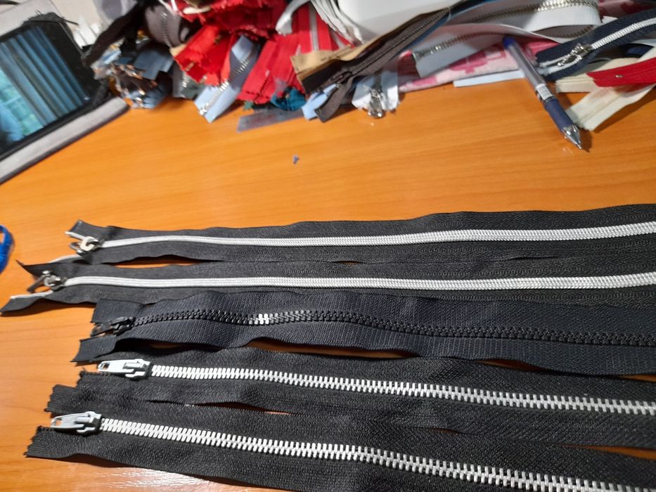 Молнии швейные разные