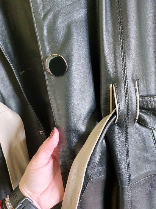 Манто от естесвена кожа