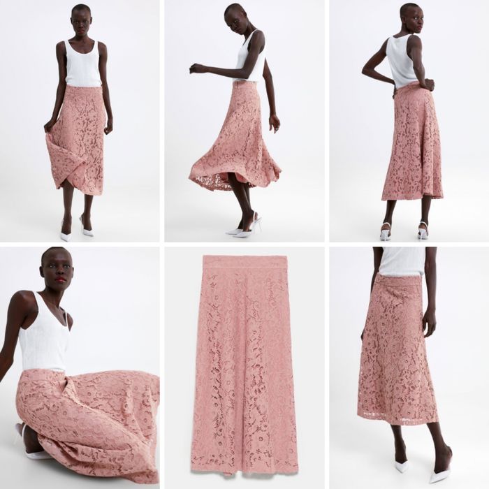 Дантелена пола ZARA