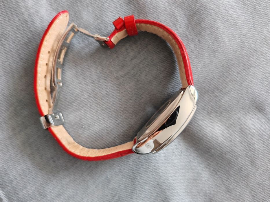 Ceas de dama automatic Ingersoll Open Heart rosu