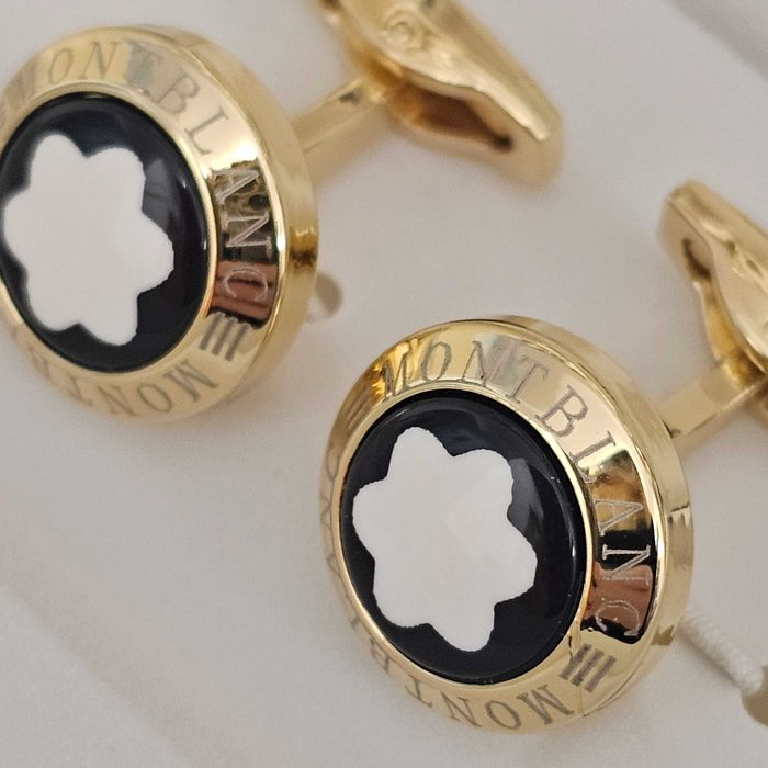 Butoni  camasa Montblanc, auriu