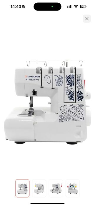 Оверлок Jaguar M 4982D Pro