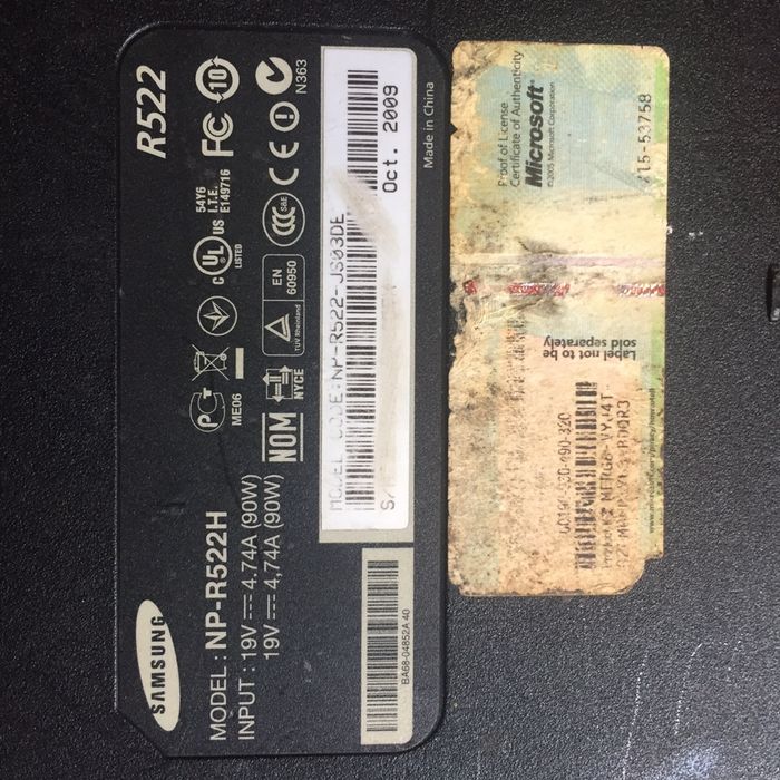 Лаптоп Samsung R522