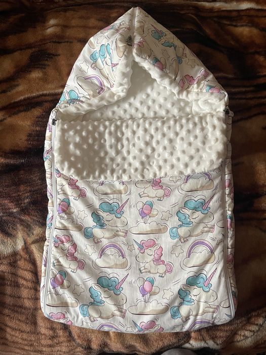 Детский конверт с комбинезоном новый