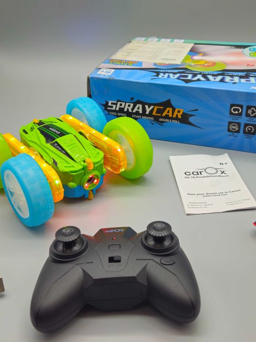 RC каскадьорска кола spray ефект, 2.4GHz, 360° въртене, двойно лице!