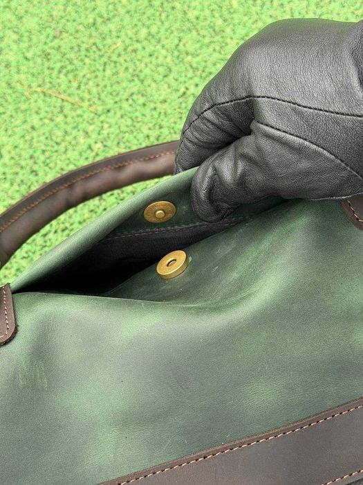Geantă de voiaj din piele naturală. Duffel bag