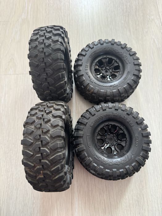 Cauciucuri cu jante Traxxas TRX4 1.9 #arrma #ptoline #automodele