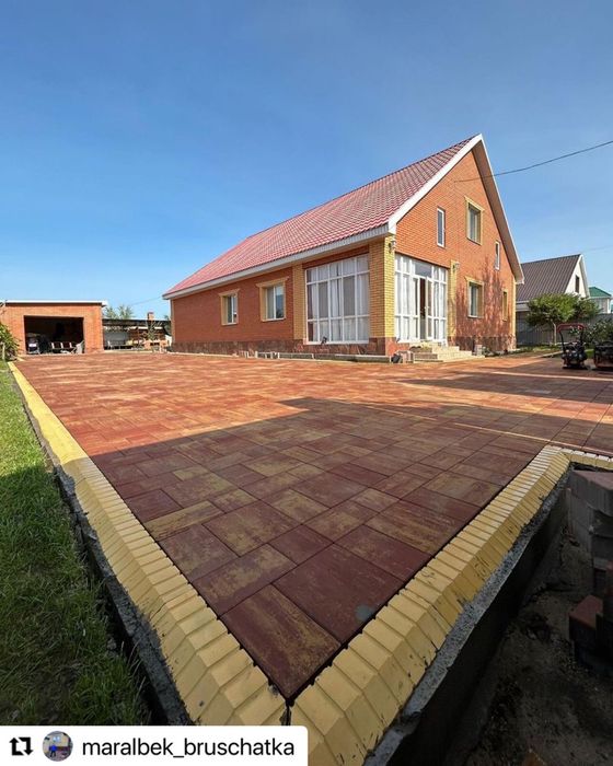 Брюсчатка, укладка