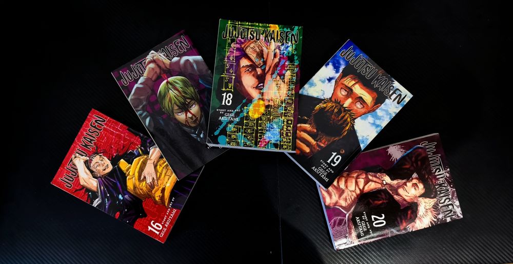 Jujutsu kaisen манга 16-20 volumes
