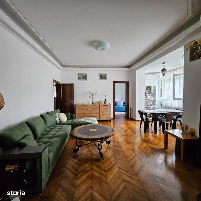 Parter 5camere in vila interbelica/curte/rezidential/comercial/renovat