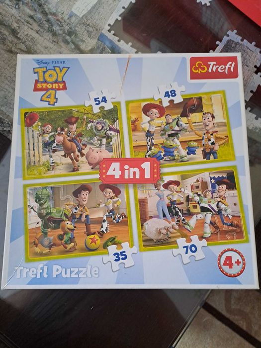 пъзел детски 4 пъзела в една кутия