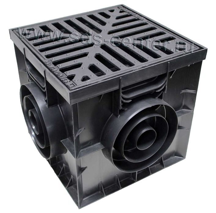 Дождеприемник пескоуловител с чугунный решеткой (РОССИЯ) в Ташкенте