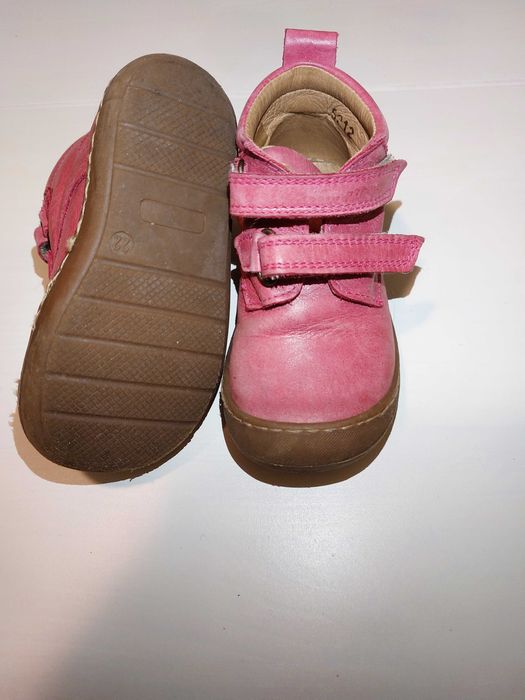 Кожени боти за прохождане за момиче 22 номер