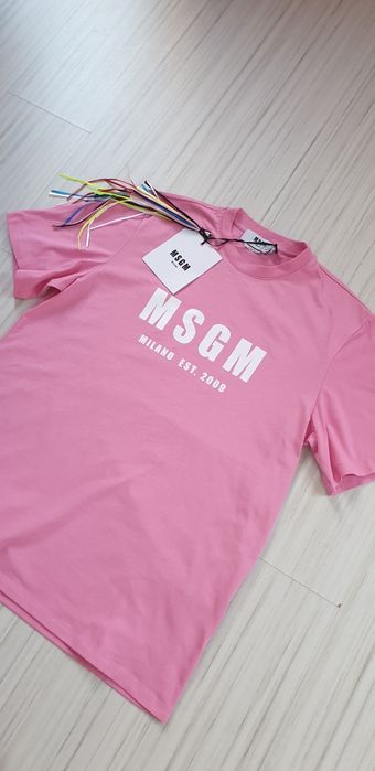 MSGM Milano  Oversize Cotton / XS НОВО! ОРИГИНАЛ! Дамска Tениска!