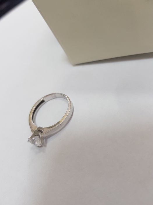 Inel Logodna Aur Alb 14K 1.87gr (cdc)