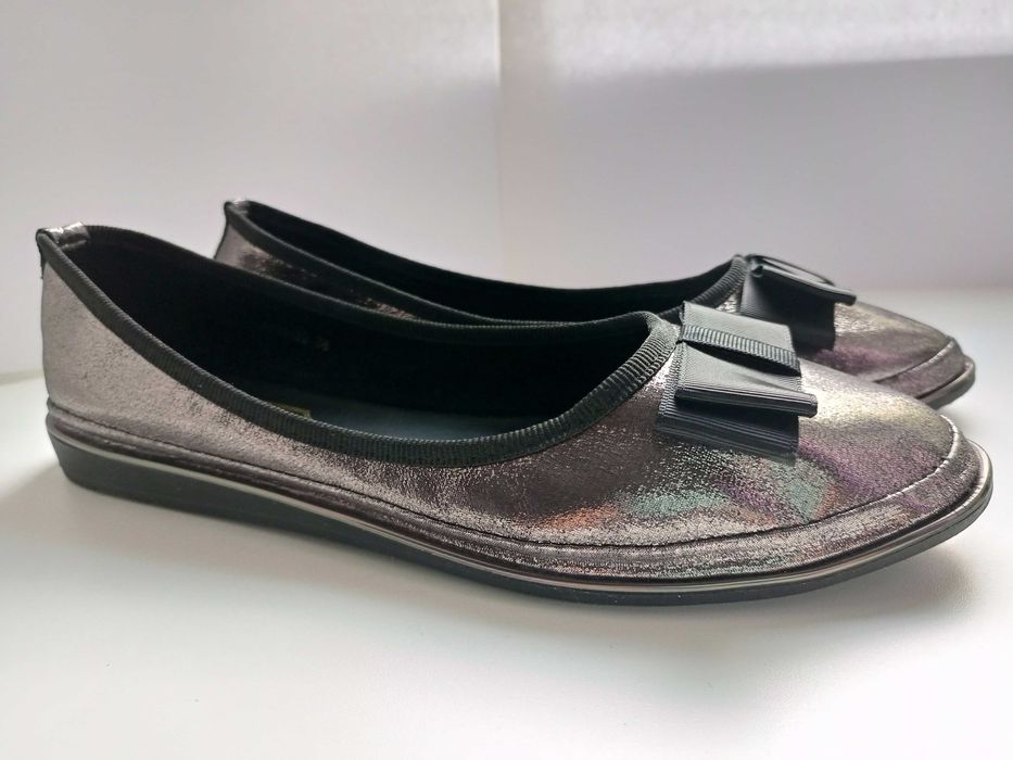 Балетки тканевые. Новые. Размер 37-38