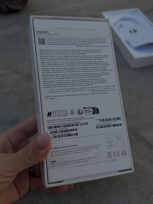 Iphone 16 pro desert 256