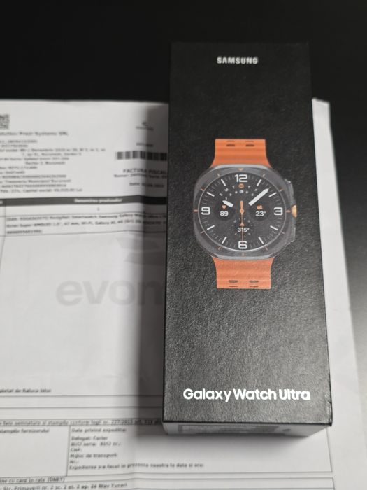Samsung Watch Ultra Black Factura si Garantie