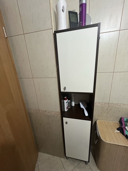 Mobilier baie bej/maro