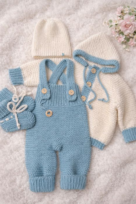Детский вязанный комплект