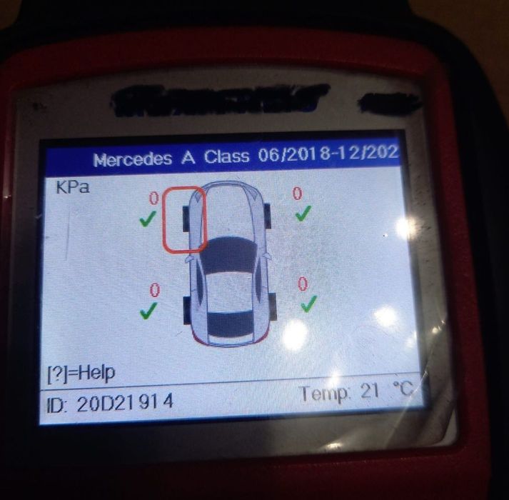 senzori presiune aer roti originali Mercedes A,C,E,G class w177, w213