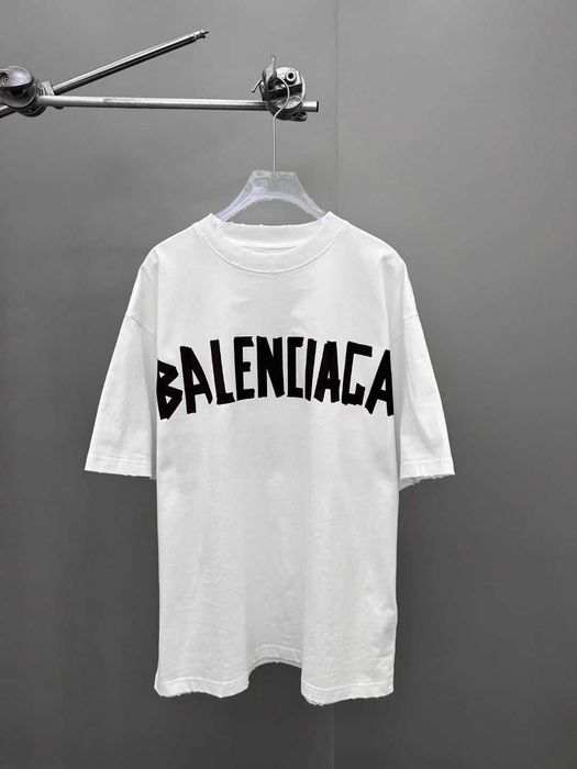 ОВЪРСАЙЗ тениски с BALENCIAGA дизайн, 6 цвята! Или поръчай с ТВОЯ идея